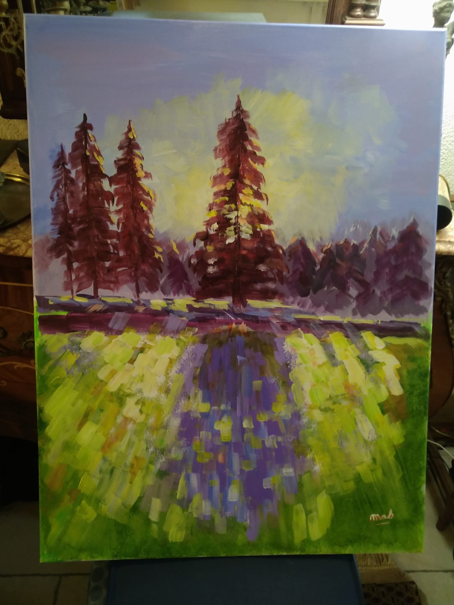 Huile sur toile